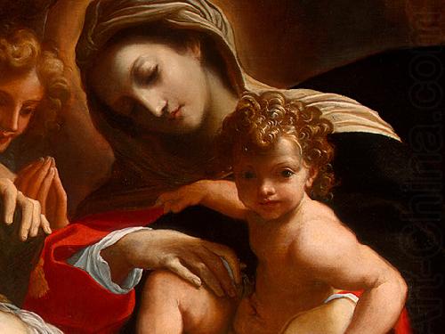 CARRACCI, Lodovico The Dream of Saint Catherine of Alexandria (detail) dfg china oil painting image